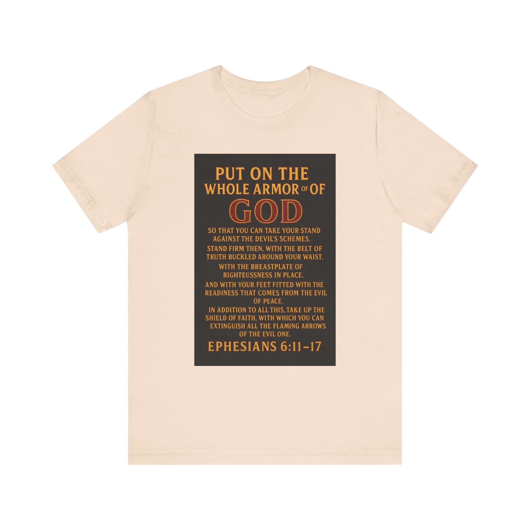 Faith-Inspired Short Sleeve Tee -Shirt