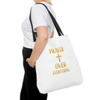 Faith-Inspired Tote Bag - "Prayer Over Everything"
