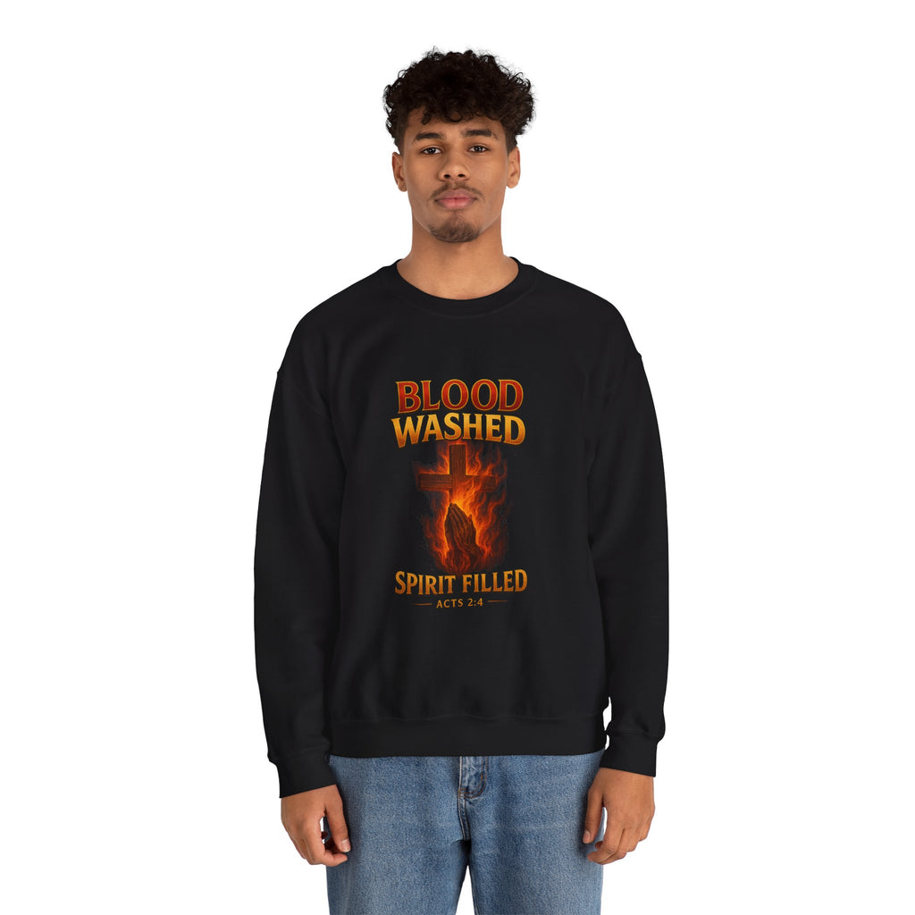 Blood Washed Spirit Filled Sweatshirt