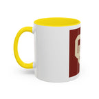 Crimson Accent Coffee Mug with OU Logo
