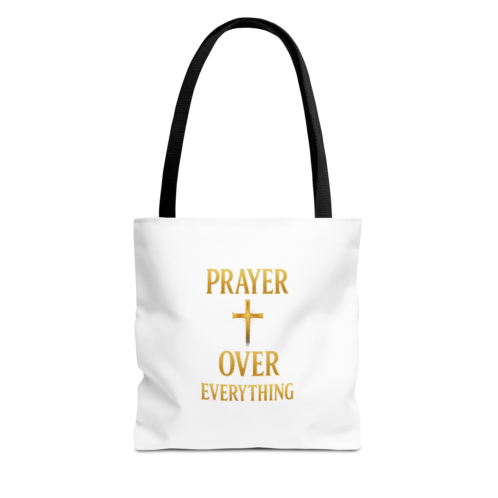 Faith-Inspired Tote Bag - "Prayer Over Everything"