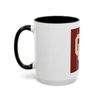 Crimson Accent Coffee Mug with OU Logo