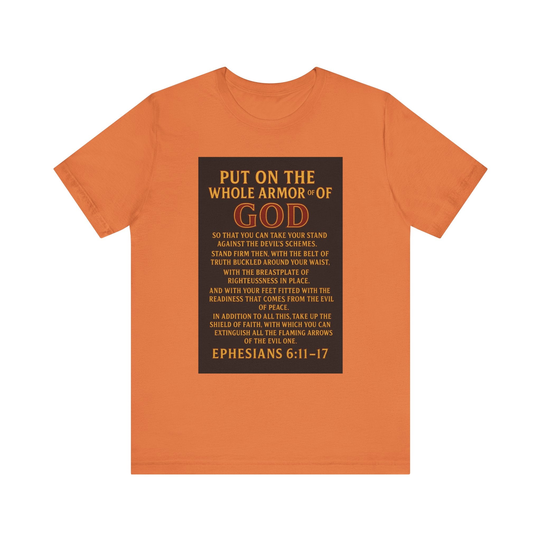 Faith-Inspired Short Sleeve Tee -Shirt