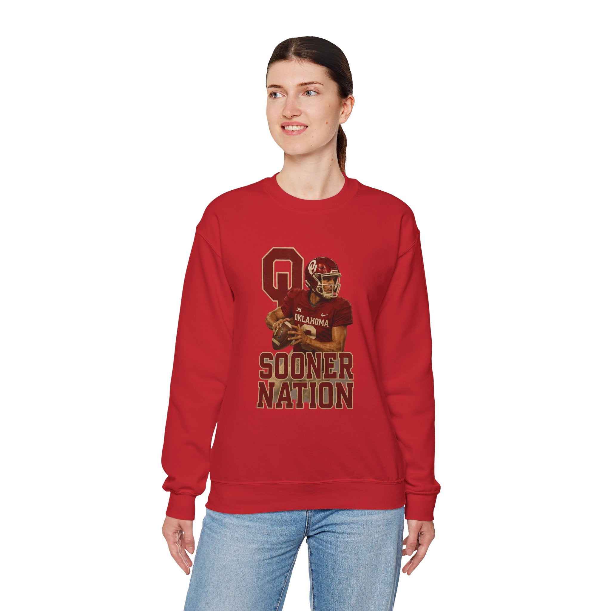 Bold Sooner Nation Crewneck Sweatshirt