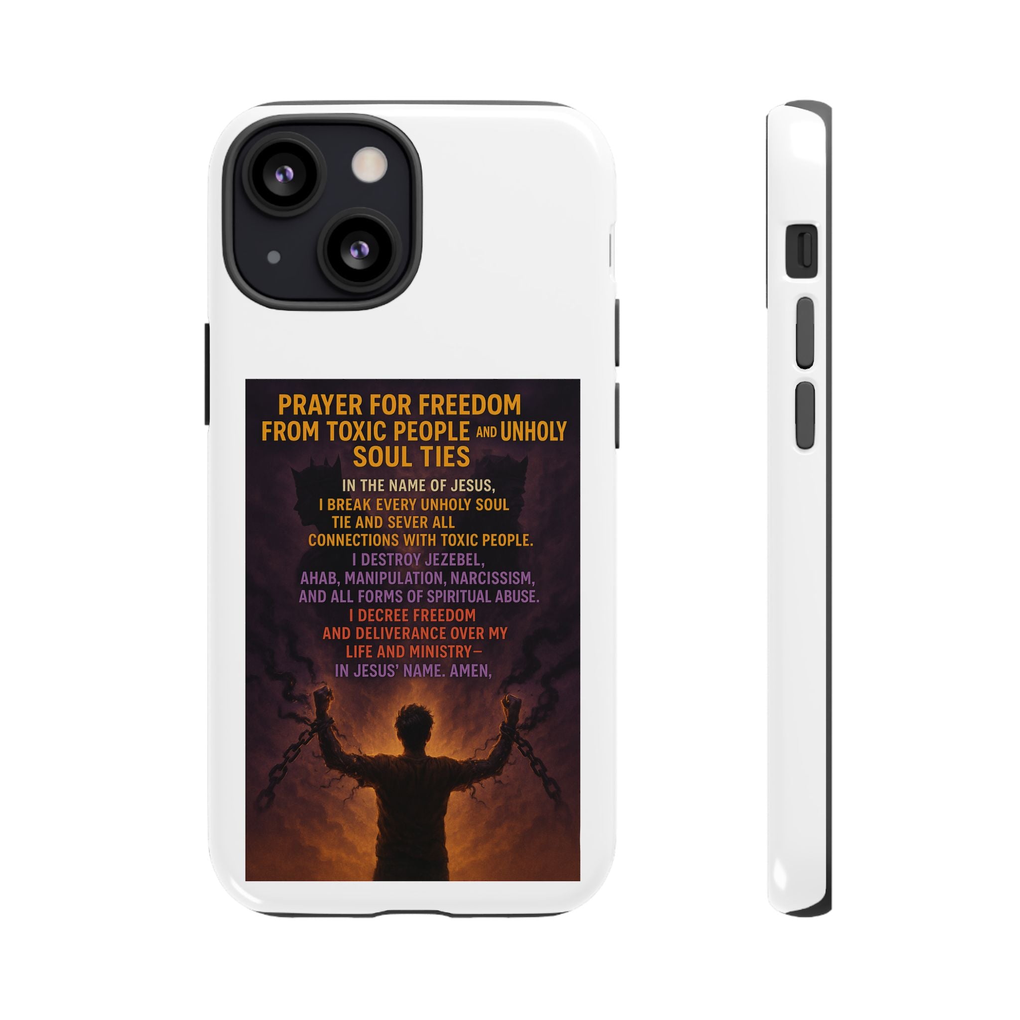 Tough Cases: Empowering Phone Case with Inspirational Prayer