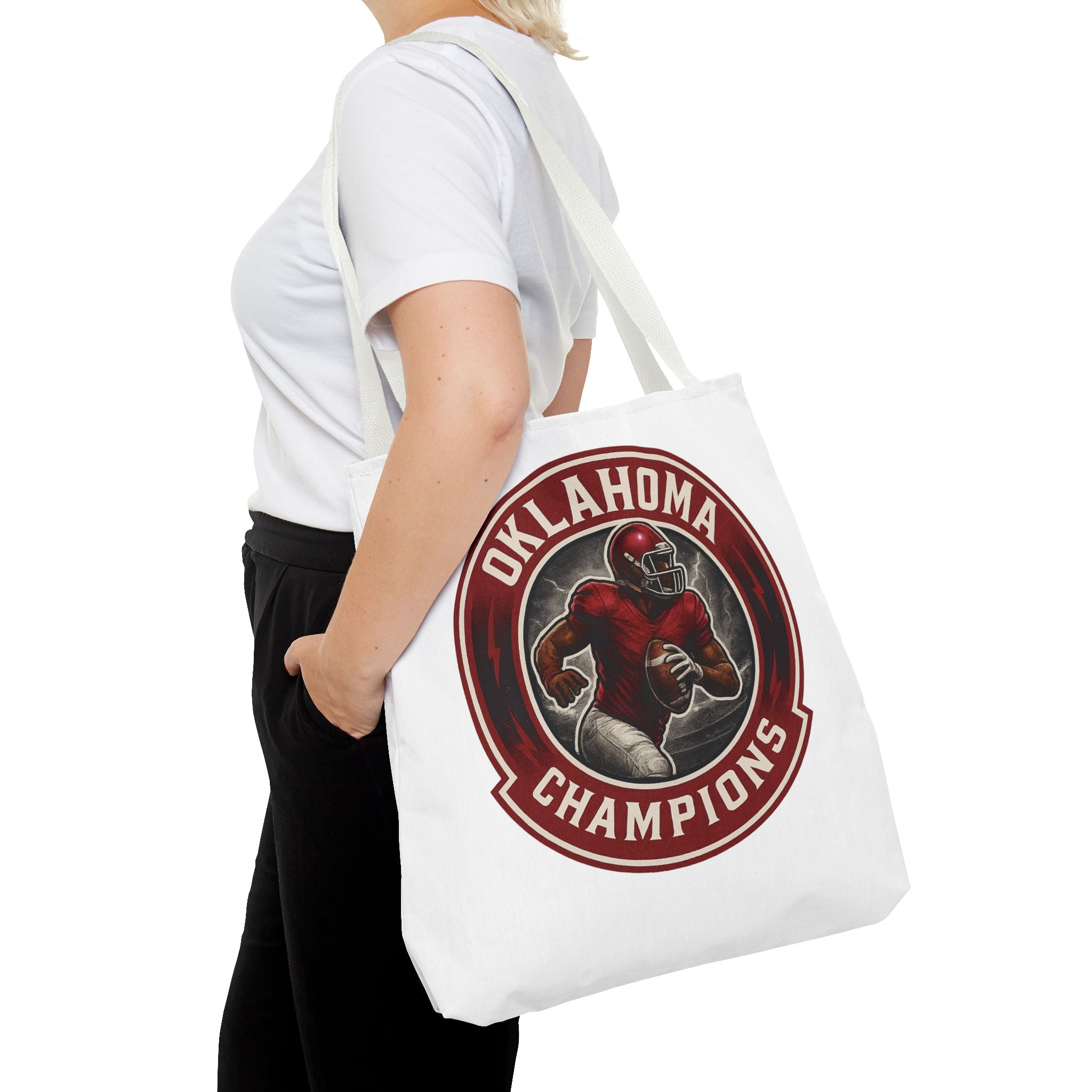 Oklahoma Champions Tote Bag, Sports Fan Tote