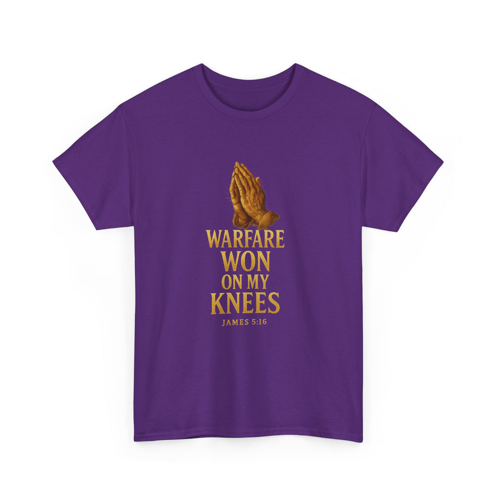 Warfare Won on My Knees Unisex Tee