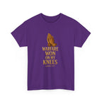 Warfare Won on My Knees Unisex Tee