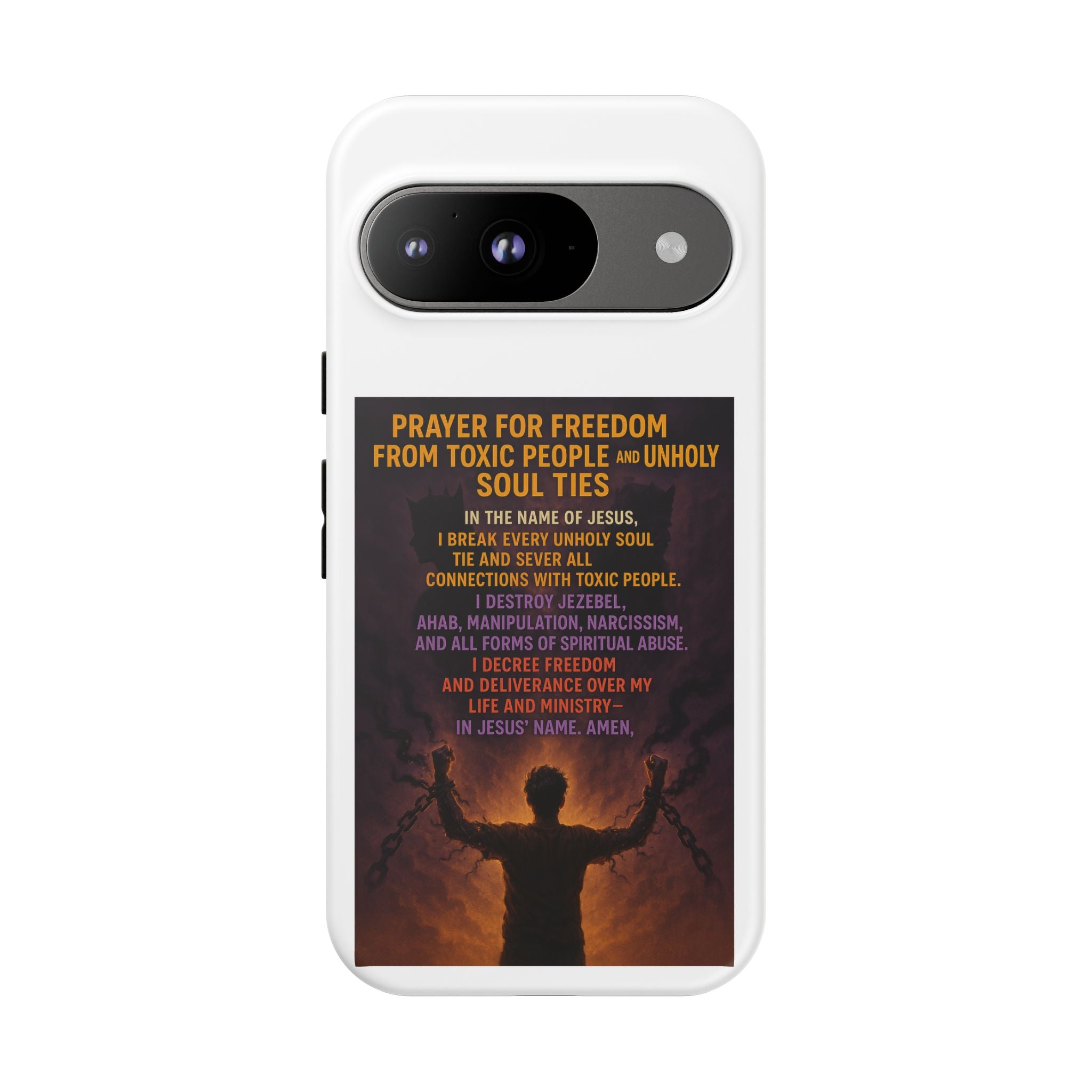 Tough Cases: Empowering Phone Case with Inspirational Prayer
