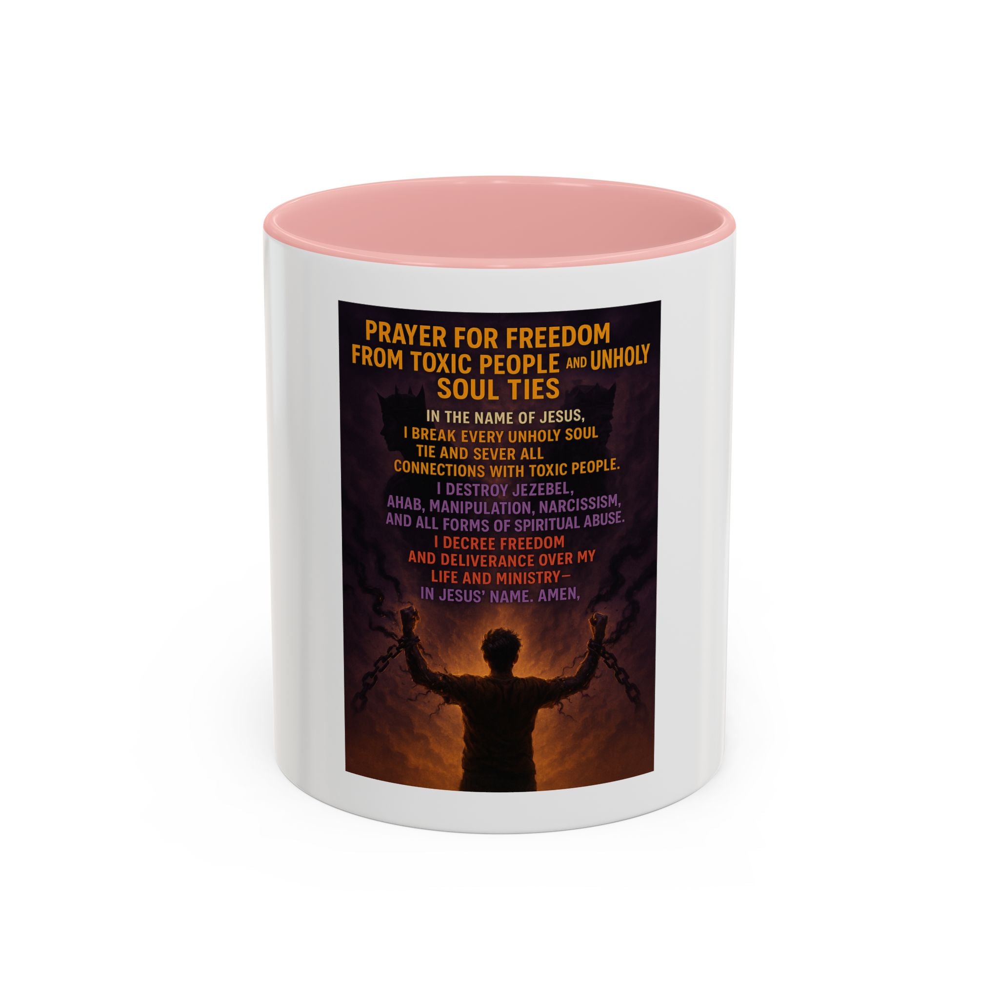 Inspirational Prayer Coffee Mug for Freedom