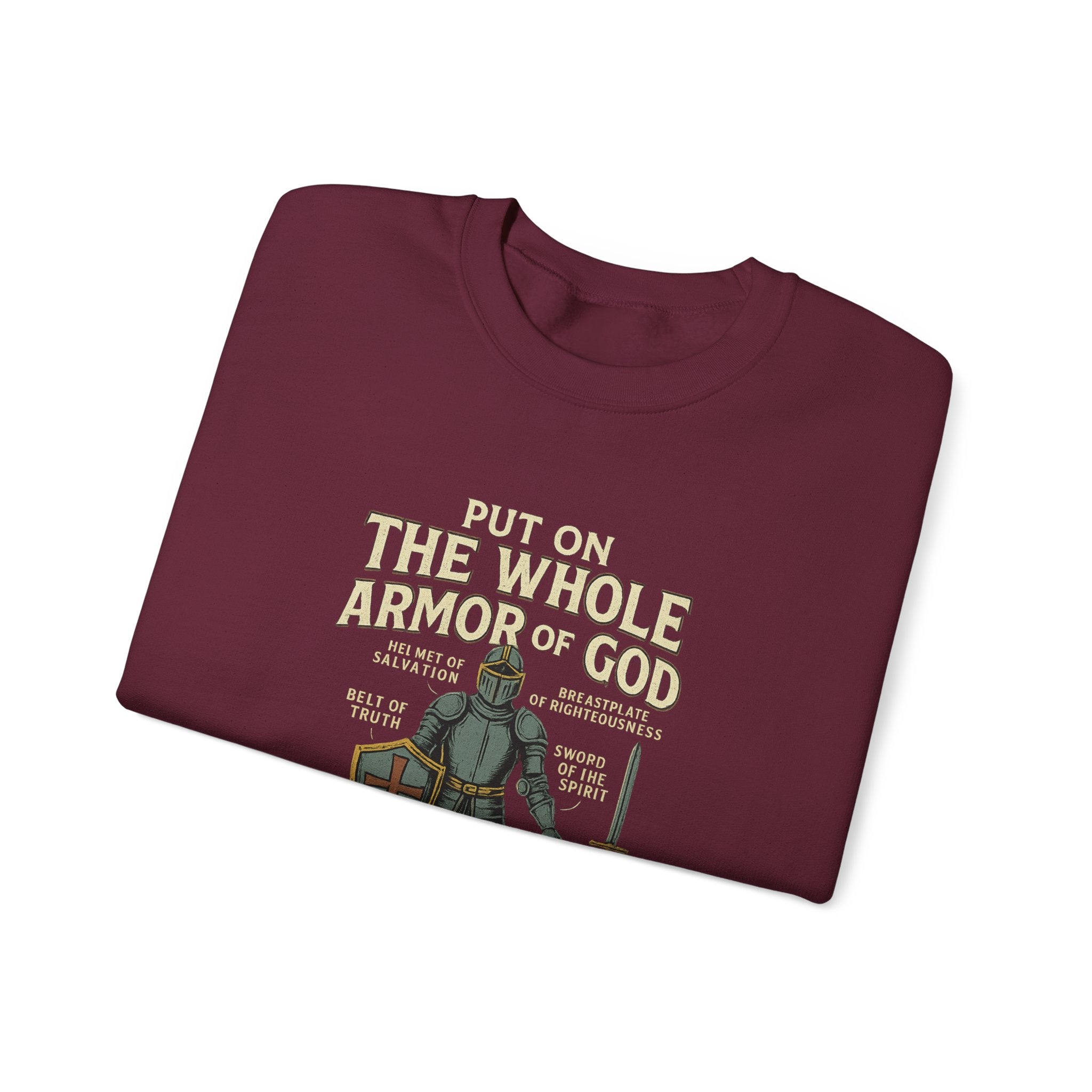 Faith-Inspired Armor of God Crewneck Sweatshirt