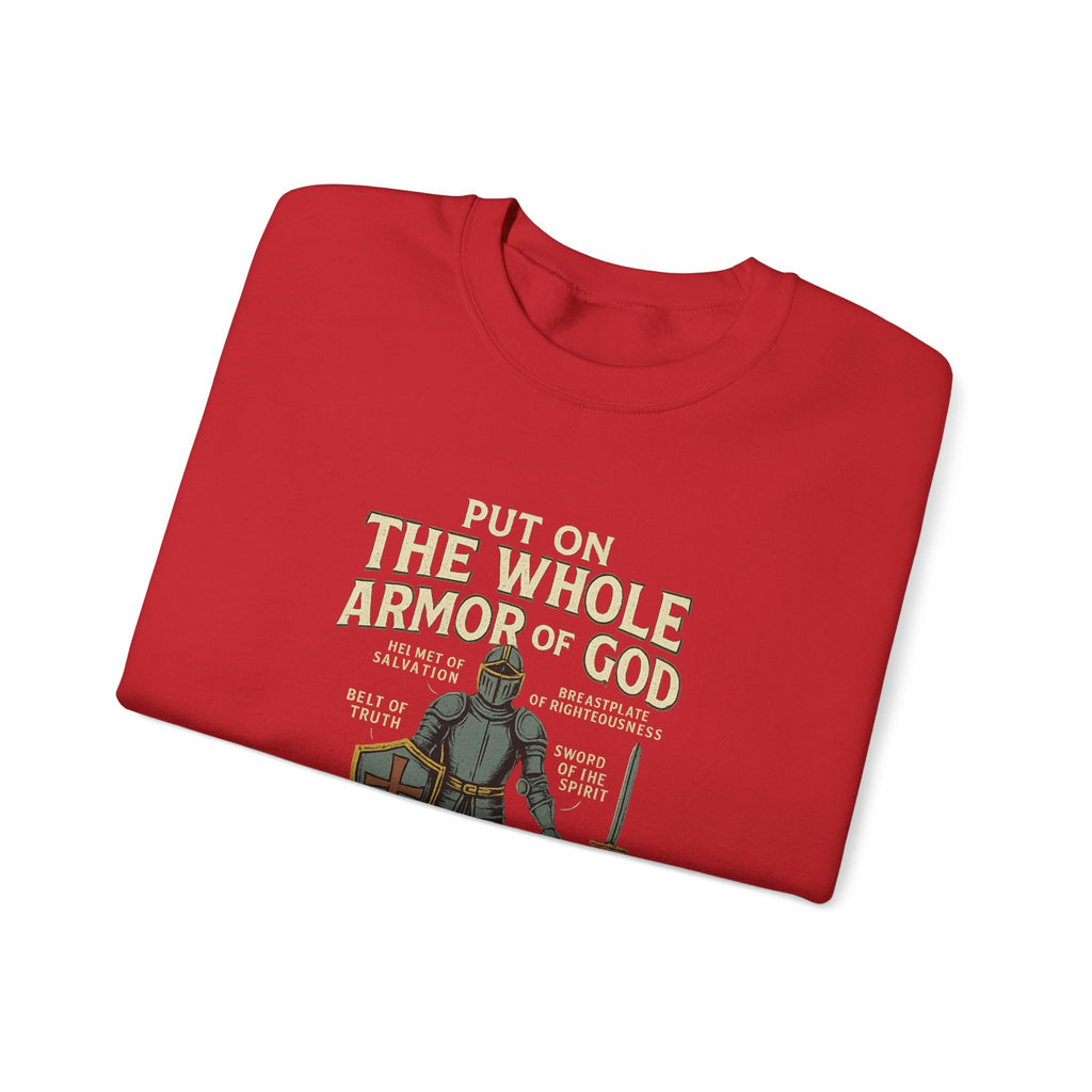 Faith-Inspired Armor of God Crewneck Sweatshirt