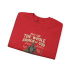 Faith-Inspired Armor of God Crewneck Sweatshirt