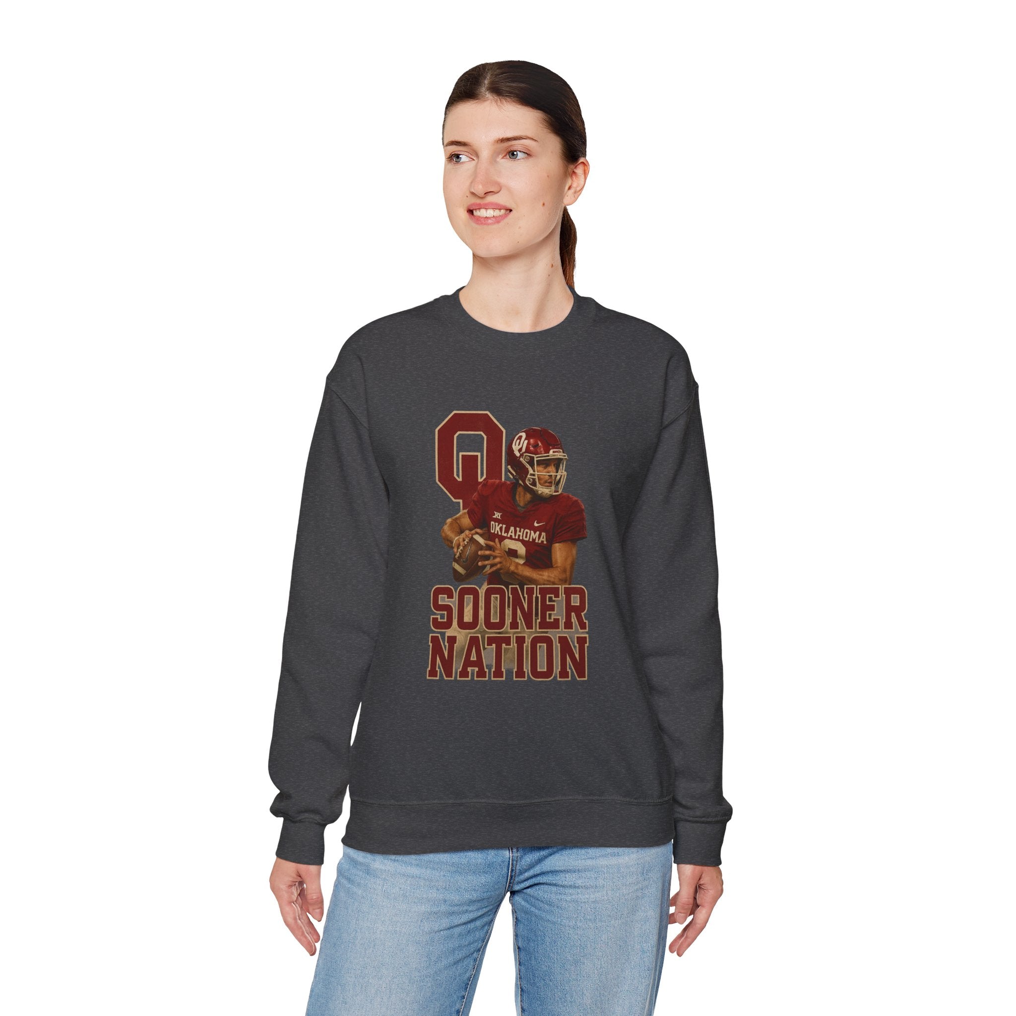 Bold Sooner Nation Crewneck Sweatshirt