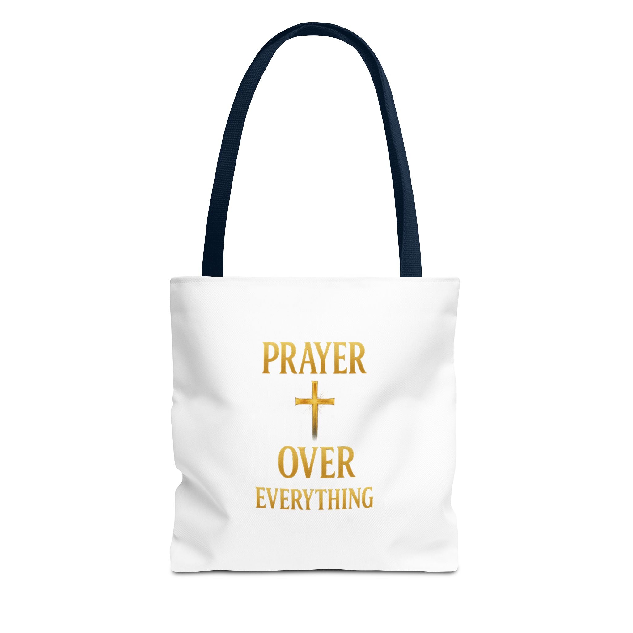 Faith-Inspired Tote Bag - "Prayer Over Everything"
