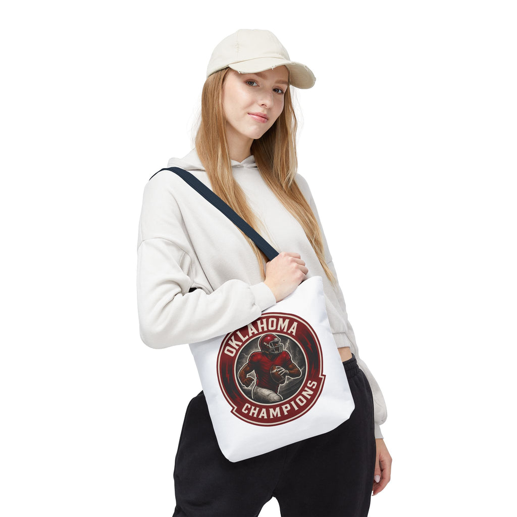 Oklahoma Champions Tote Bag, Sports Fan Tote