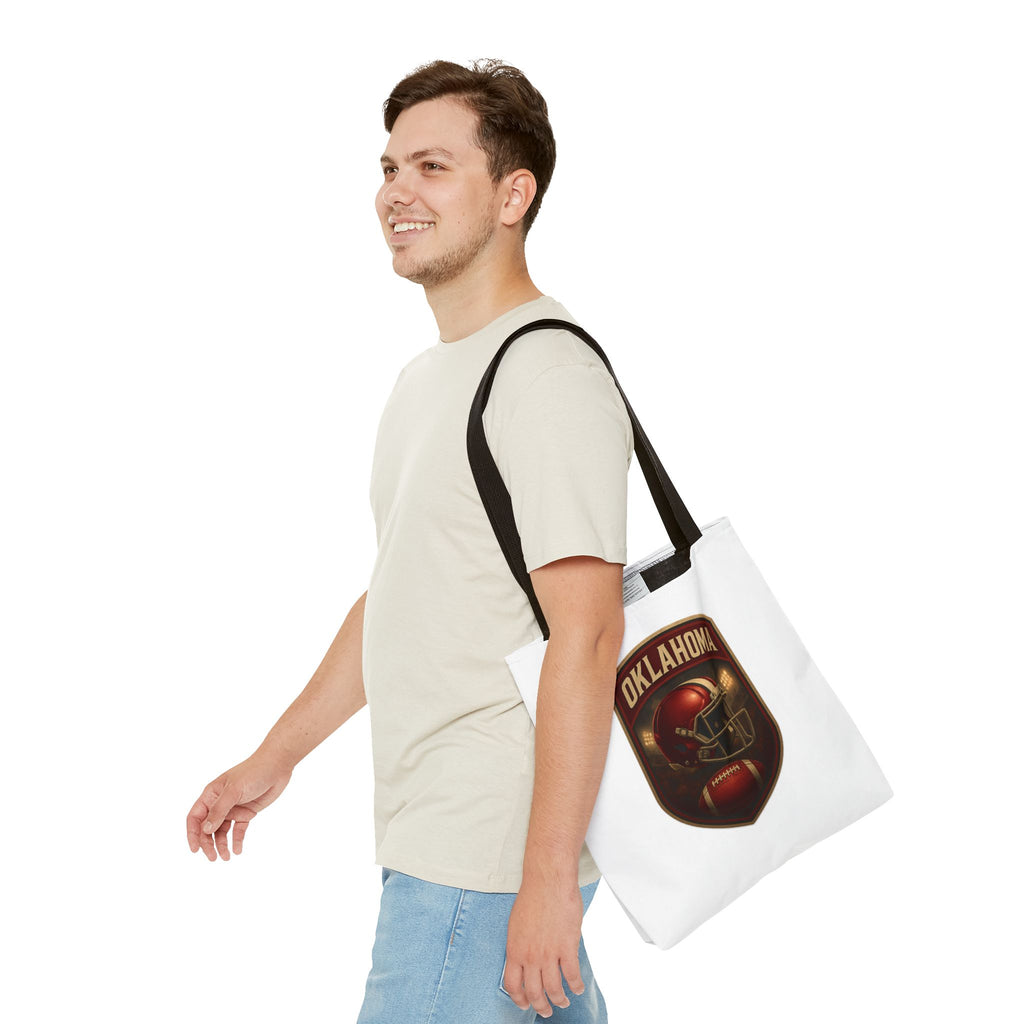 Football Themed Tote Bag, Sports Tote