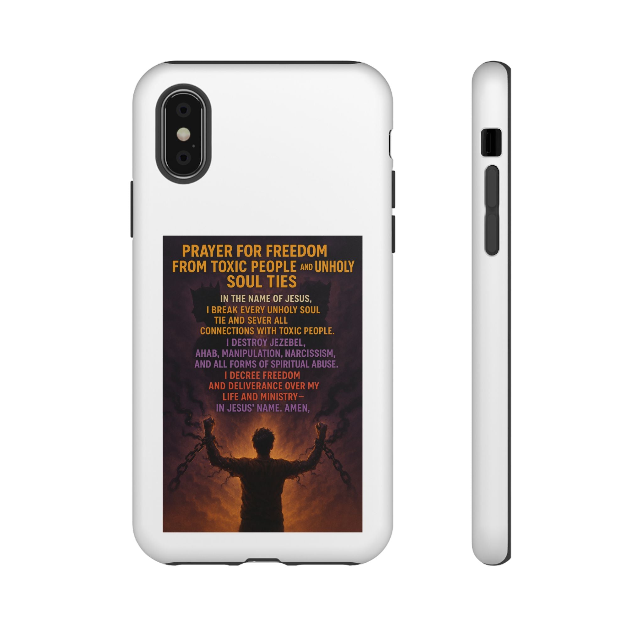 Tough Cases: Empowering Phone Case with Inspirational Prayer
