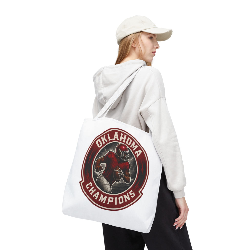 Oklahoma Champions Tote Bag, Sports Fan Tote