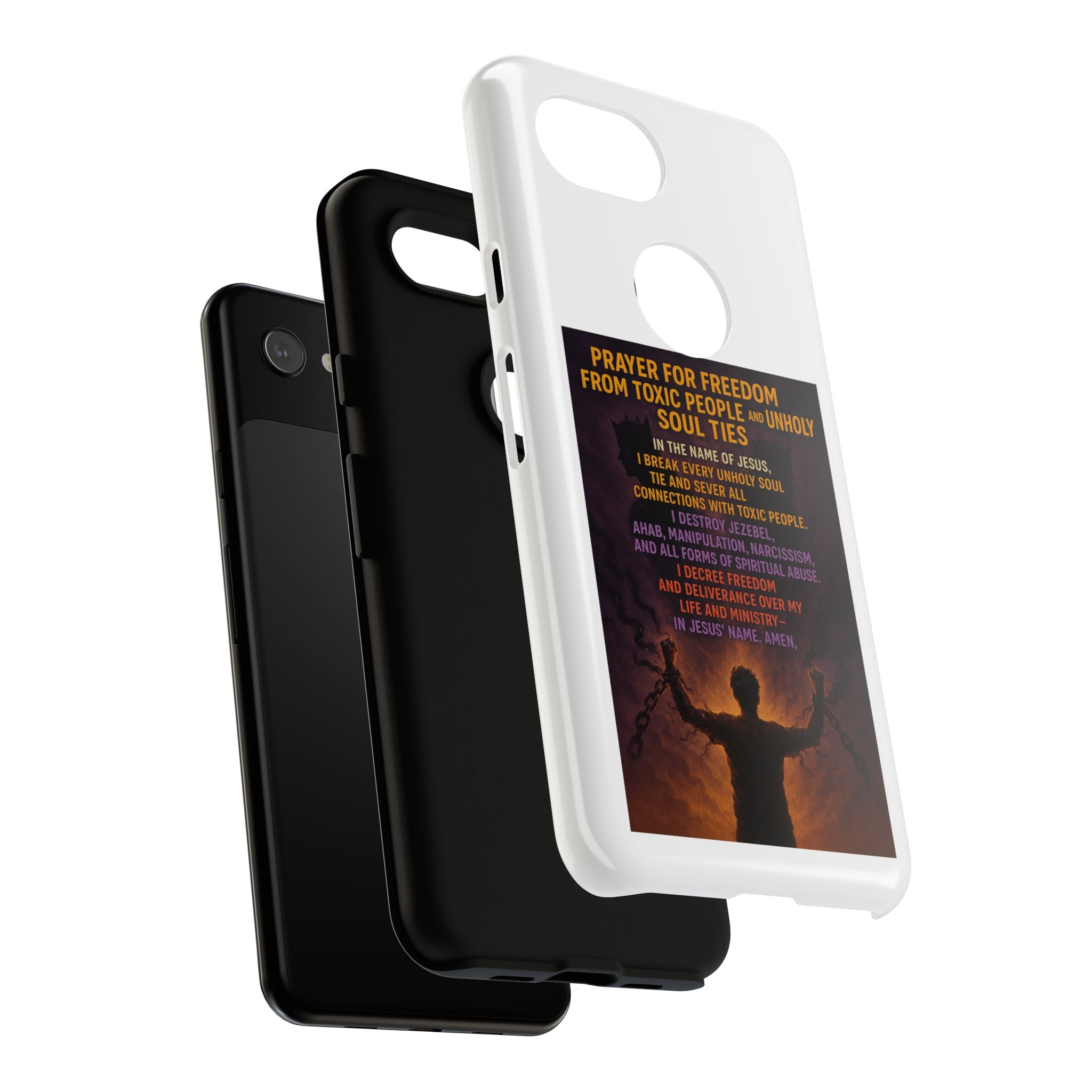 Tough Cases: Empowering Phone Case with Inspirational Prayer