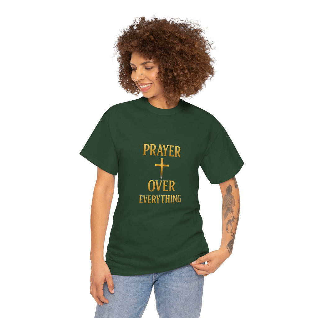 Prayer Over Everything Unisex Heavy Cotton Tee