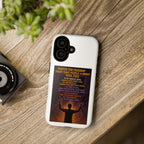 Tough Cases: Empowering Phone Case with Inspirational Prayer